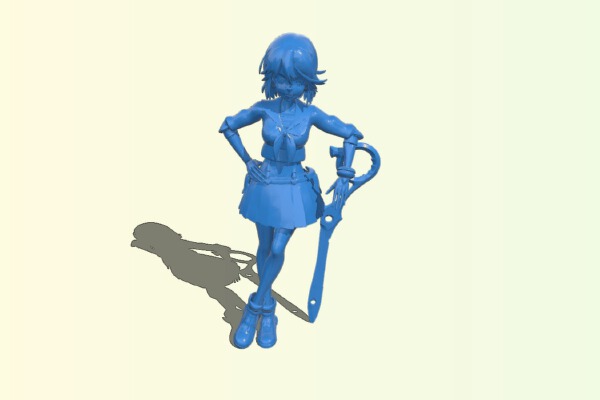 Miss Ryuko | 3d print model