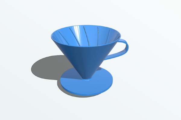 V60 Coffe dripper | 3d print model