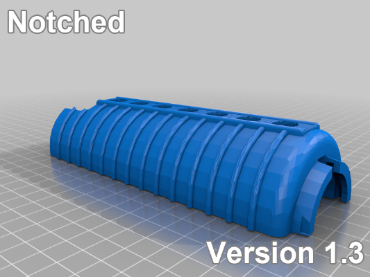 AR-15 Carbine Handguards for Magpul MBUS Folding Sights | 3d print model