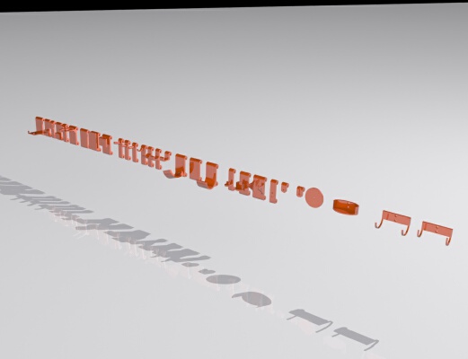 Wall Mounting system for 5x5cm metal roster | 3d print model
