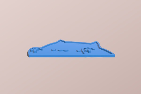 Bongo Cat Beans Out | 3d print model