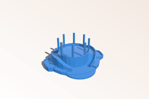 Plaza del Castillo Kiosk of Pamplona | 3d print model