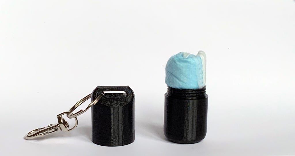 Face Mask Holder Keyring