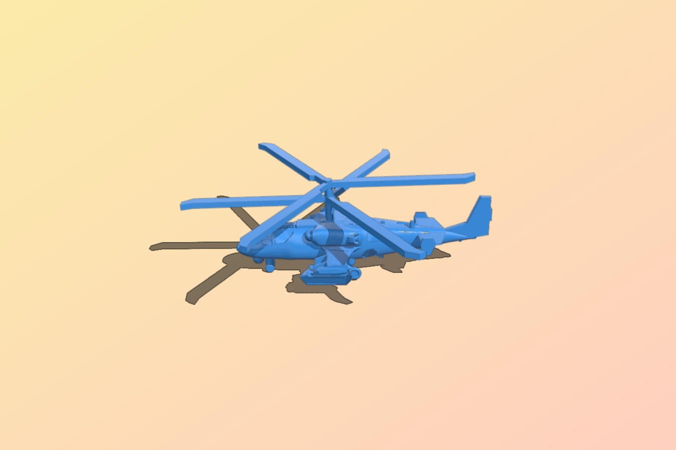 Ka-52 (landing gear extended)