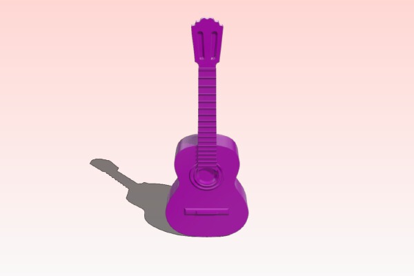 Spanish guitar | 3d print model