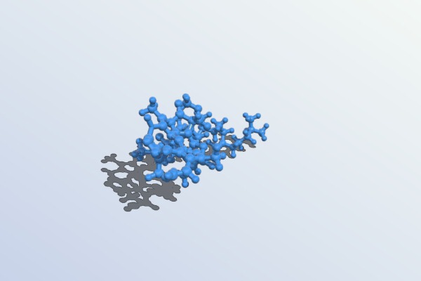 Designing molecules of to analyze intermolecular forces | 3d print model