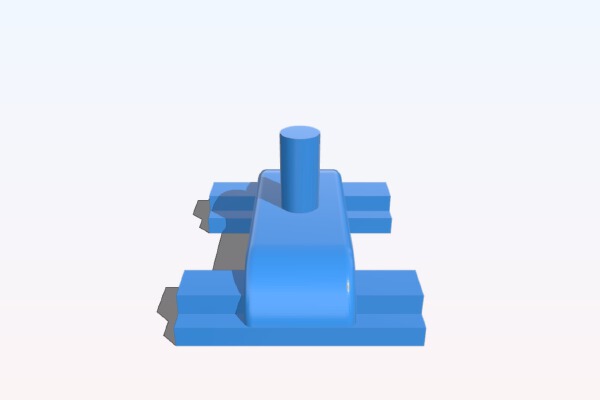 Greenlight 1:64 5th Wheel trailer Hitch | 3d print model