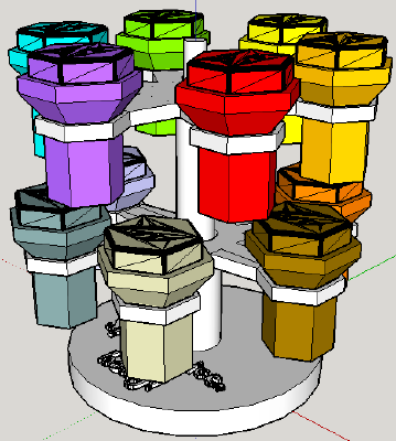 Rotating Spice Rack | 3d print model