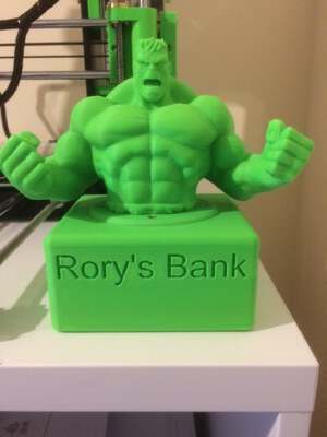 Hulk Piggy Bank | 3d print model