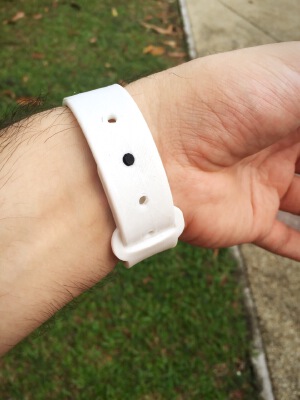Pebble Time Sports strap 22mm | 3d print model