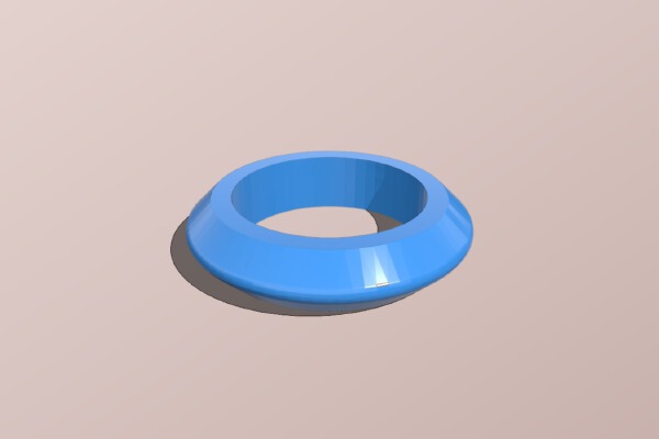 V-ring Bearing Cover | 3d print model