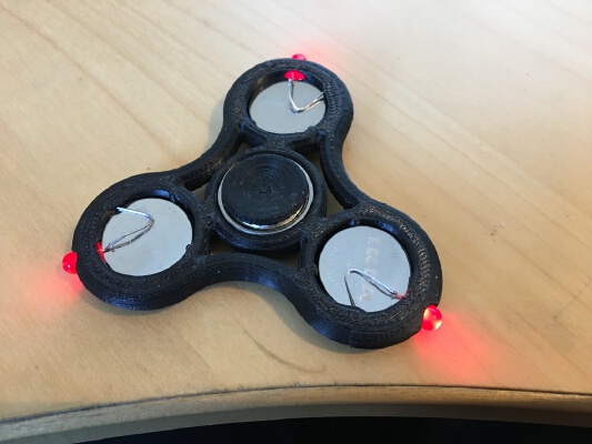 LED Fidget Spinner | 3d print model