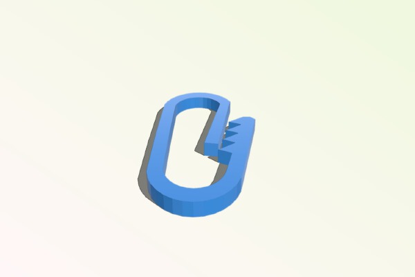 Curtain hook | 3d print model
