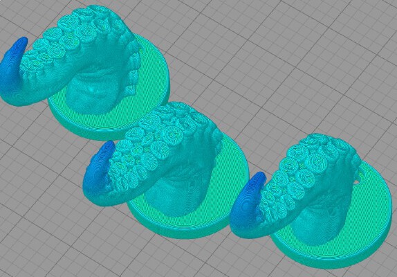 Tentacle Hook set _ Tentacle Hook Remix | 3d print model
