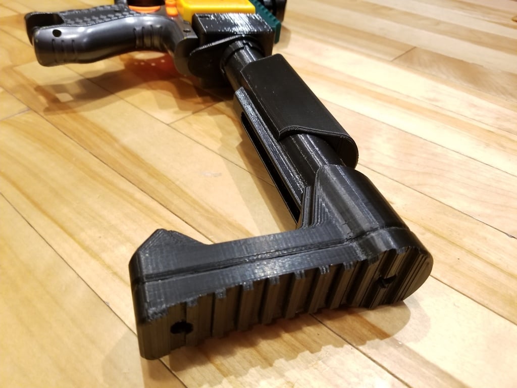 Minimalist Stock for Nerf and Airsoft