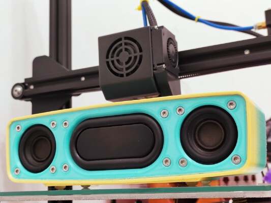 Bose Soundlink Mini Clone for 1.5" 10W Drivers | 3d print model