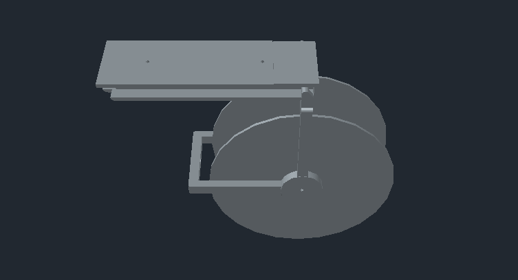 Under table spool storage and holder #FilamentChallenge