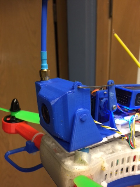 T4 mini 250 FPV camera elevation gimbal