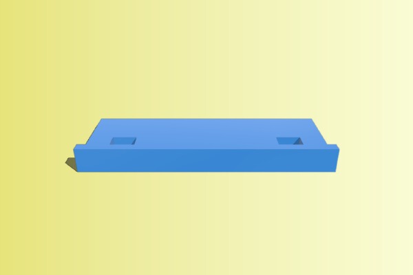Simple Rubber Band PCB Vise | 3d print model