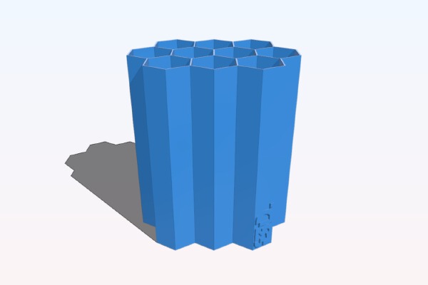 Cable Management Hive - Cricut Vinyl Holder | 3d print model
