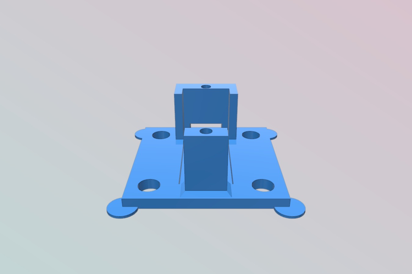 Servo Holder for Erector set builds
