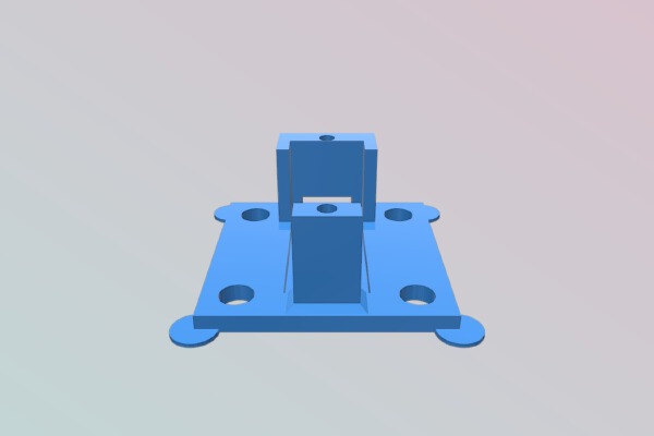 Servo Holder for Erector set builds | 3d print model