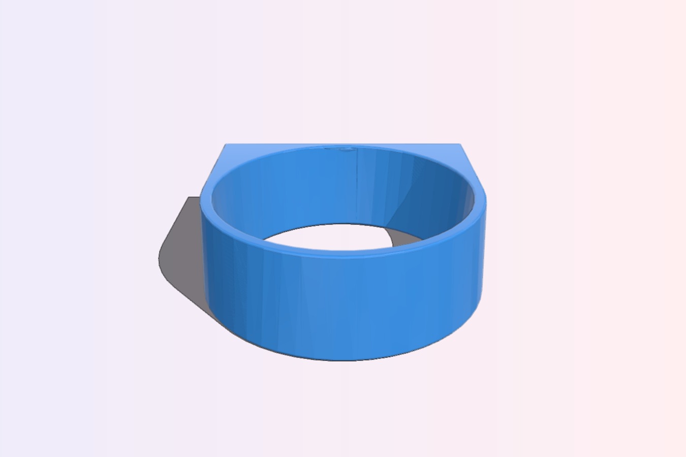 Lined Block Ring