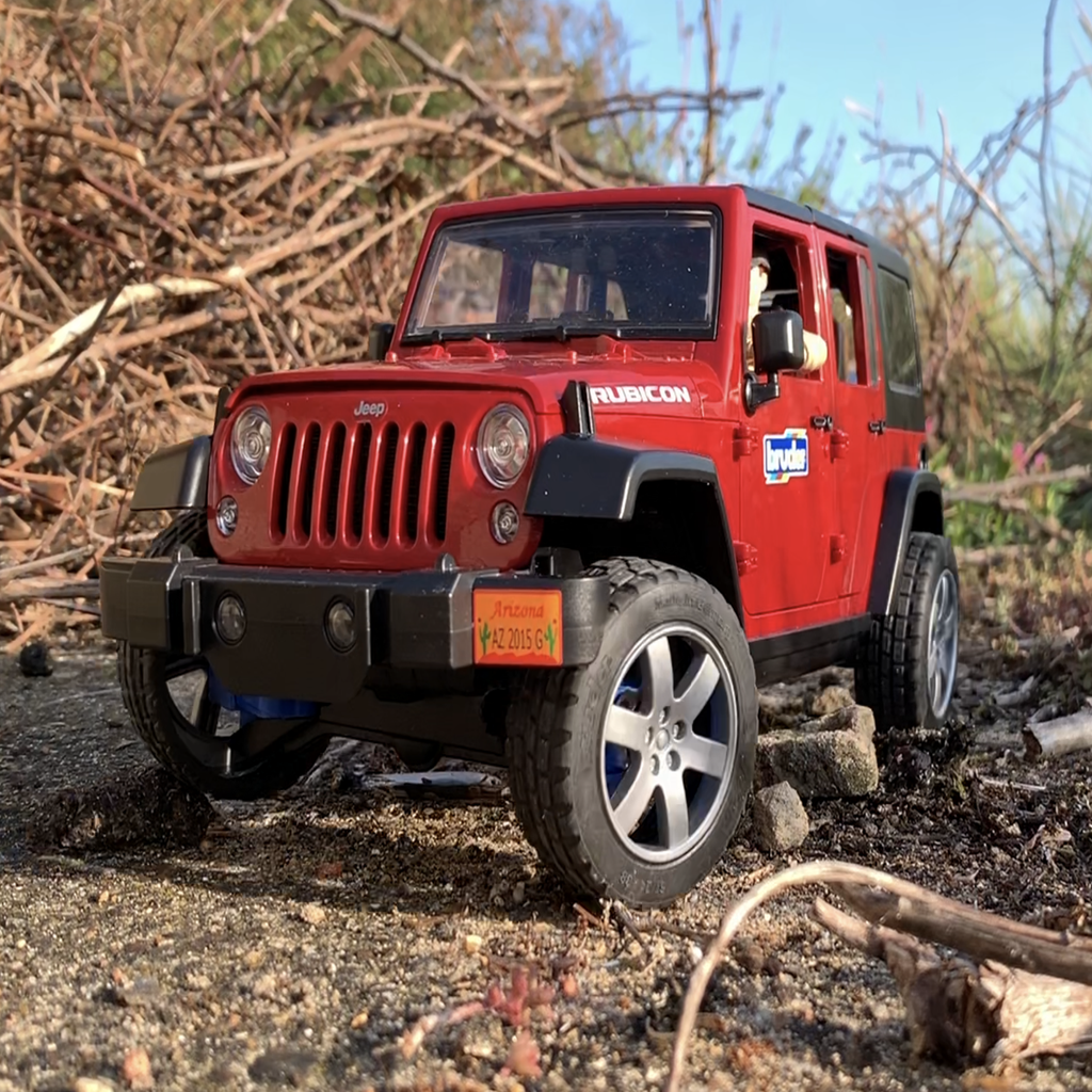 RC conversion of Bruder Jeep Wrangler JK