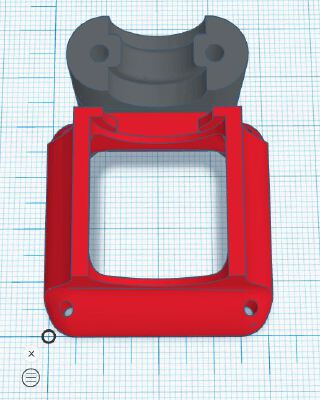 Compact E3D V6 _ TriangleLab Dragon HotEnd Mount with 40mm Fan Shroud | 3d print model