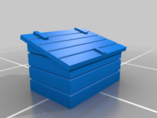Streugutbehälter [grit box] 1:160 | 3d print model