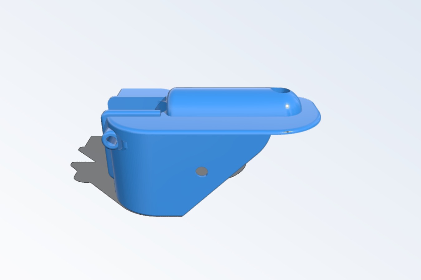 suitcase wheel bracket
