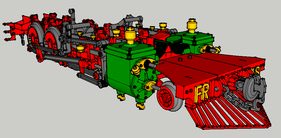 Nueva locomotora Baldwin "La Robla", chasis