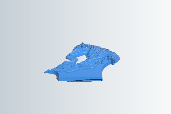 Horse with foal | 3d print model