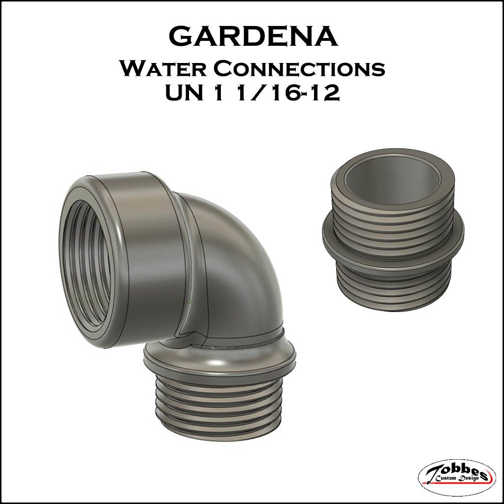 Pipe fittings for Gardena