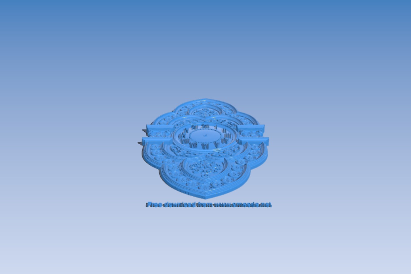 Wall clock pattern