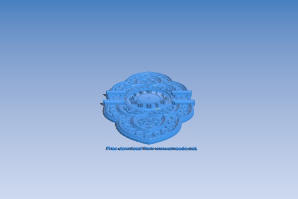 Wall clock pattern | 3d print model
