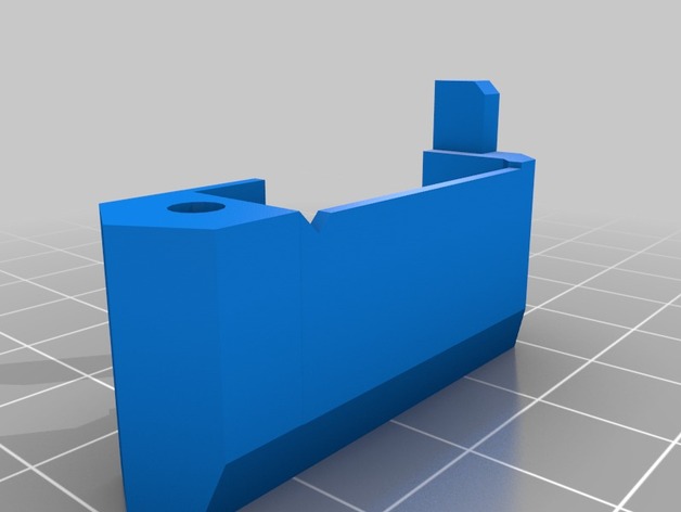 Short Edition - E3D Hotend mount with two Fans & Servo housing