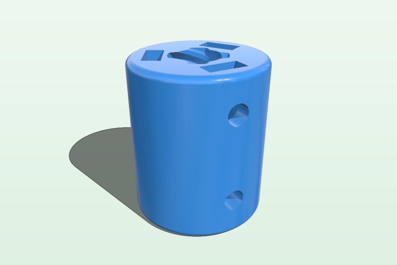 Coupling 5 to 8 mm for trapezoidal lead screw