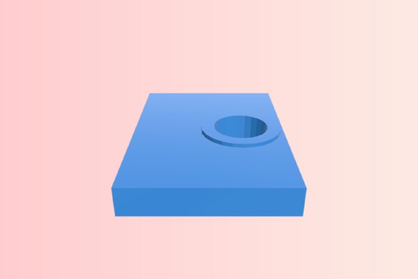 simplistic mod for qu-bd extruder | 3d print model