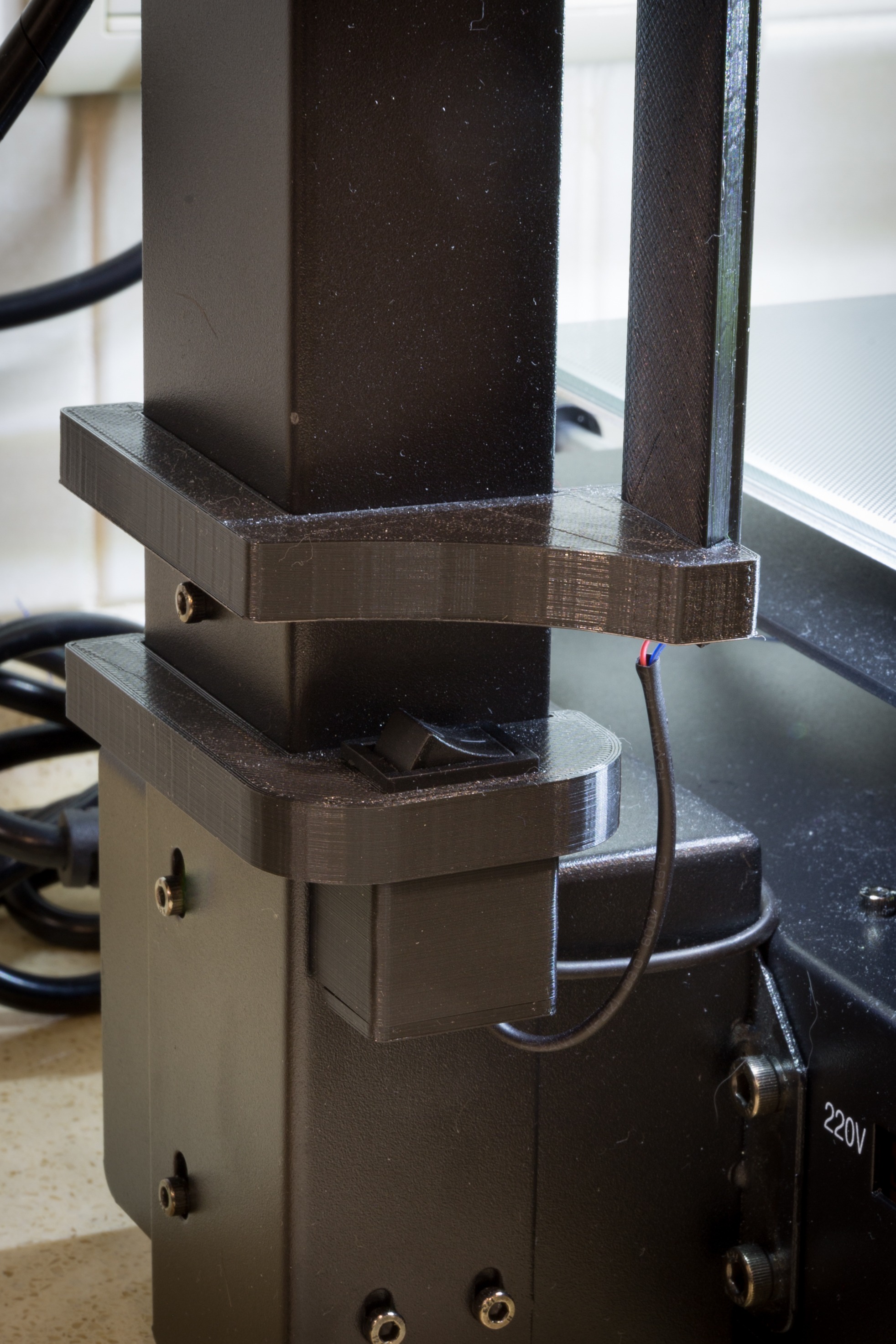 Backlight holder for Anycubic i3 Mega