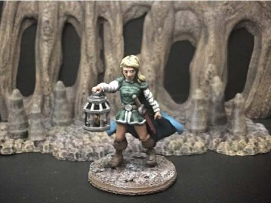 Wenda, Novice Adventurer (28mm_Heroic scale) | 3d print model