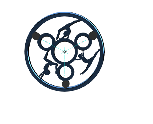 Gymnast Fidget Spinner | 3d print model