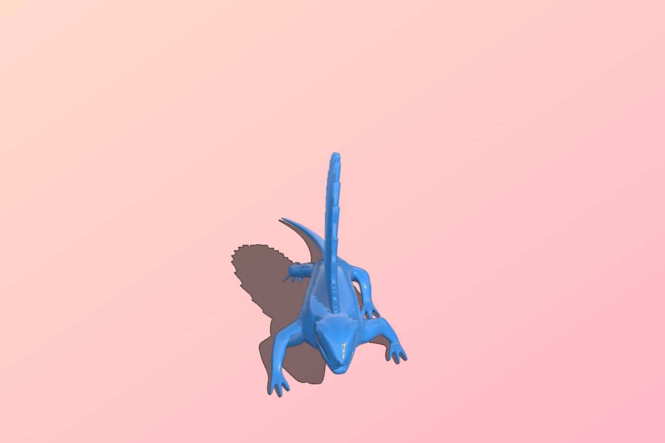 Lizards have fins