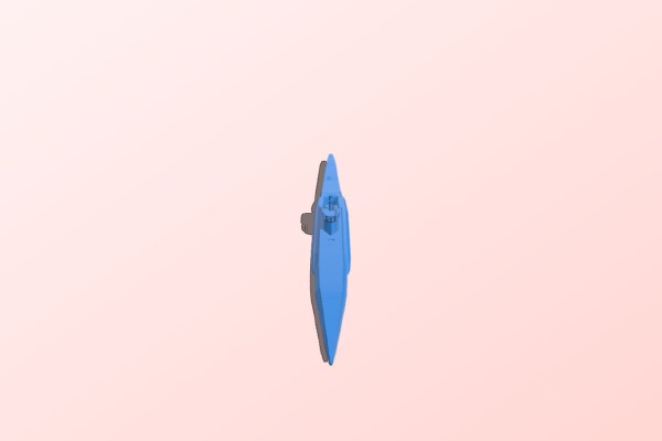 Waterline u-boat | 3d print model