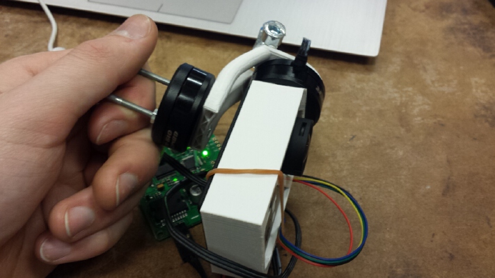 2 axis gimbal for gopro 3 and brushless 2804 rctimer | 3d print model