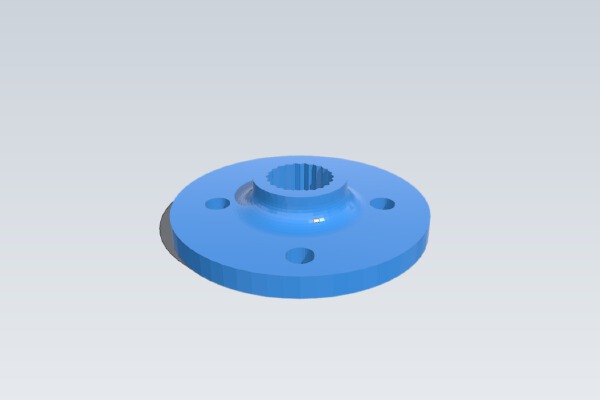 9G Round Servo Horn for Modular Hexapod Robot Frame | 3d print model