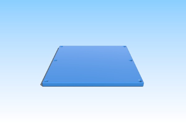 Heated Build Platform in 6mm Al | 3d print model