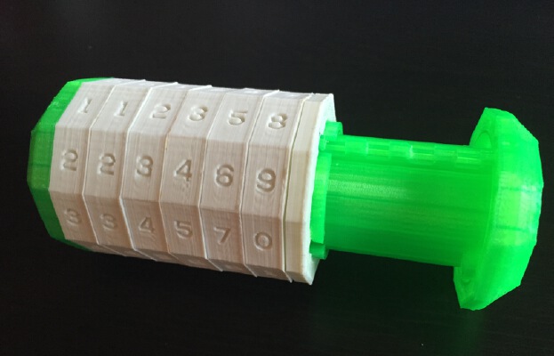 Variable Numerical Cryptex | 3d print model