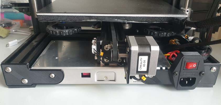 Ender 3 Pro bottom PSU mount | 3d print model
