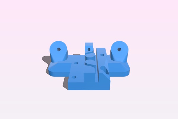 Kossel Magnetic ball stud carriage | 3d print model